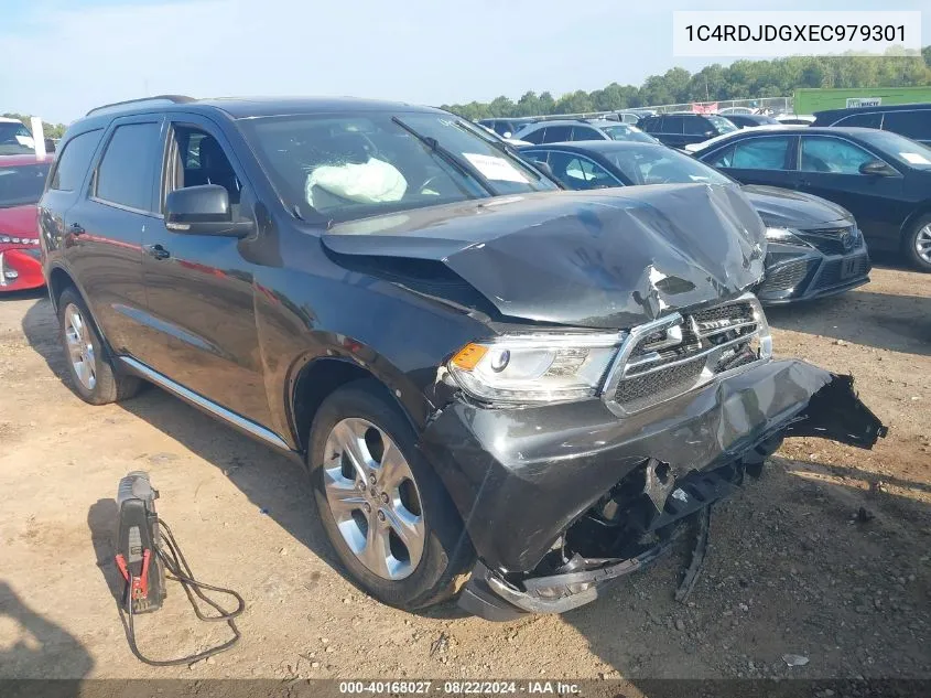 2014 Dodge Durango Limited VIN: 1C4RDJDGXEC979301 Lot: 40168027