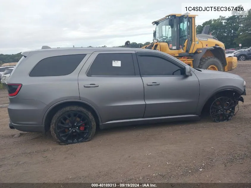 1C4SDJCT5EC367426 2014 Dodge Durango R/T