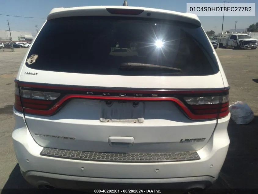 01C4SDHDT8EC27782 2014 Dodge Durango Limited