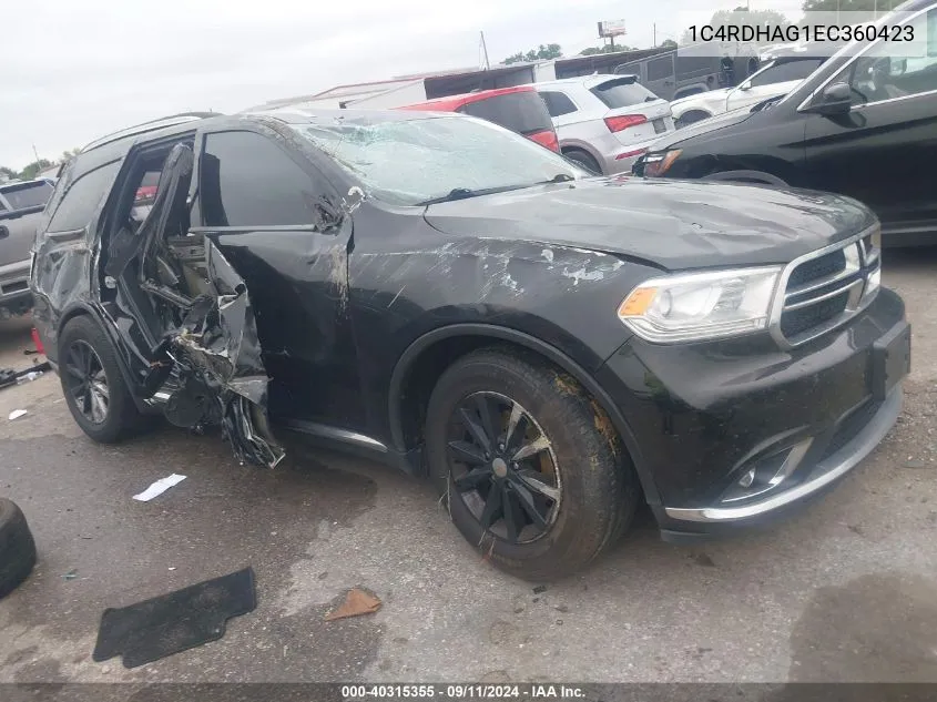 1C4RDHAG1EC360423 2014 Dodge Durango Sxt