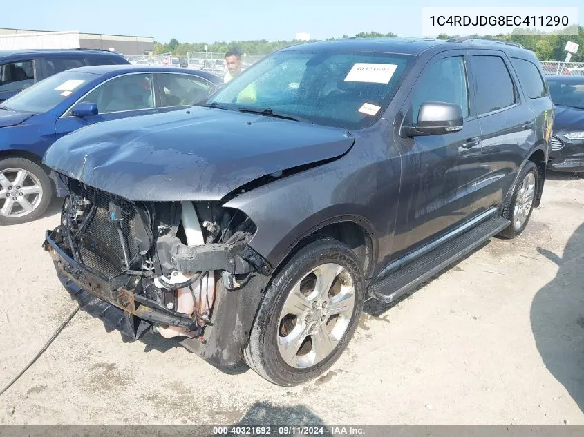 1C4RDJDG8EC411290 2014 Dodge Durango Limited