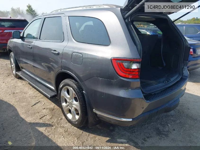 1C4RDJDG8EC411290 2014 Dodge Durango Limited