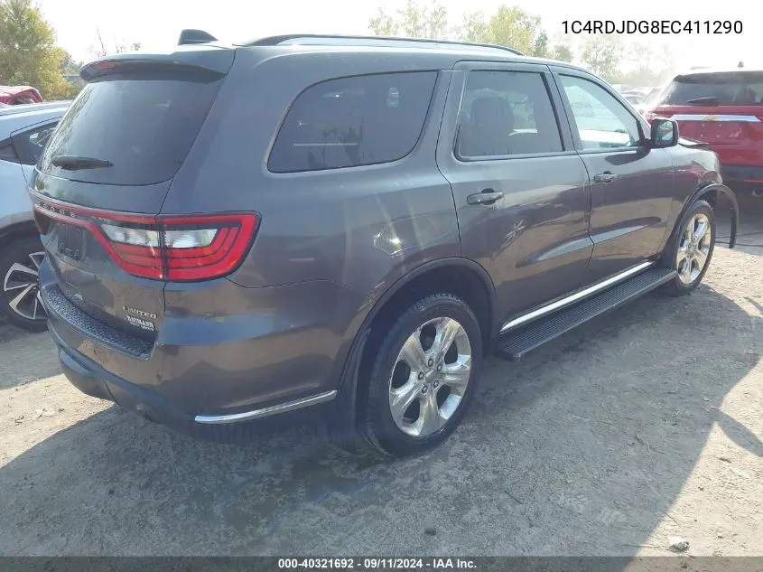 1C4RDJDG8EC411290 2014 Dodge Durango Limited