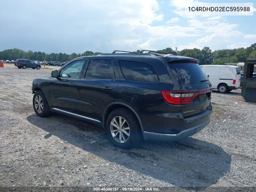 1C4RDHDG2EC595988 2014 Dodge Durango Limited