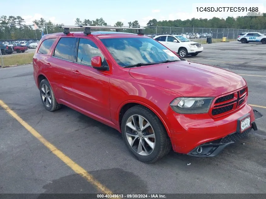 2014 Dodge Durango R/T VIN: 1C4SDJCT7EC591488 Lot: 40349613