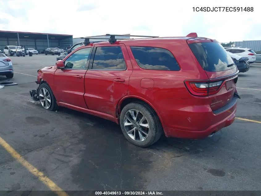 1C4SDJCT7EC591488 2014 Dodge Durango R/T