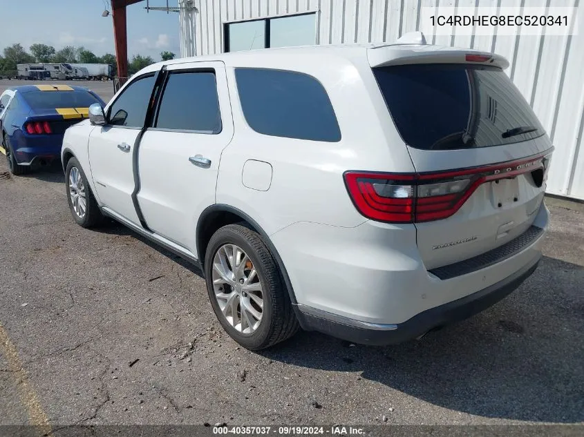 2014 Dodge Durango Citadel VIN: 1C4RDHEG8EC520341 Lot: 40357037