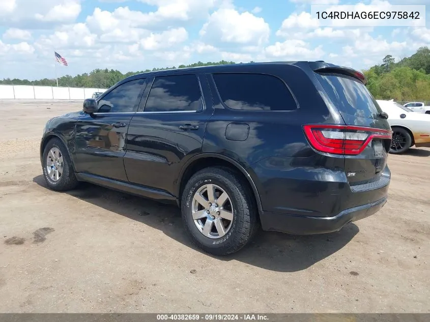 1C4RDHAG6EC975842 2014 Dodge Durango Sxt