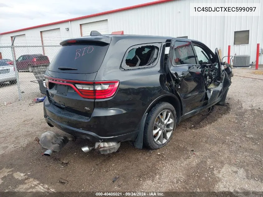 2014 Dodge Durango R/T VIN: 1C4SDJCTXEC599097 Lot: 40405021