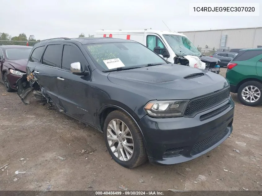 2014 Dodge Durango Citadel VIN: 1C4RDJEG9EC307020 Lot: 40456499