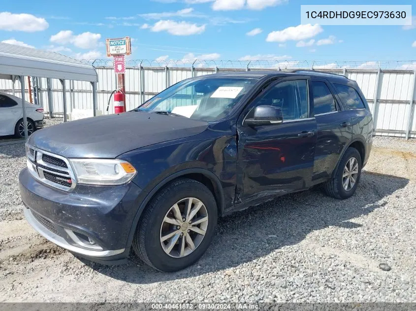 2014 Dodge Durango Limited VIN: 1C4RDHDG9EC973630 Lot: 40461872