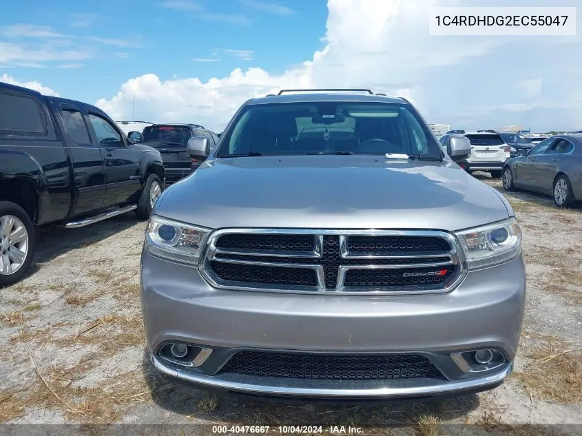 2014 Dodge Durango Limited VIN: 1C4RDHDG2EC55047 Lot: 40476667