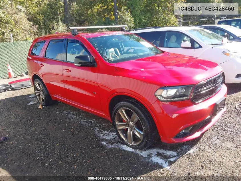 2014 Dodge Durango R/T VIN: 1C4SDJCT4EC428460 Lot: 40479385