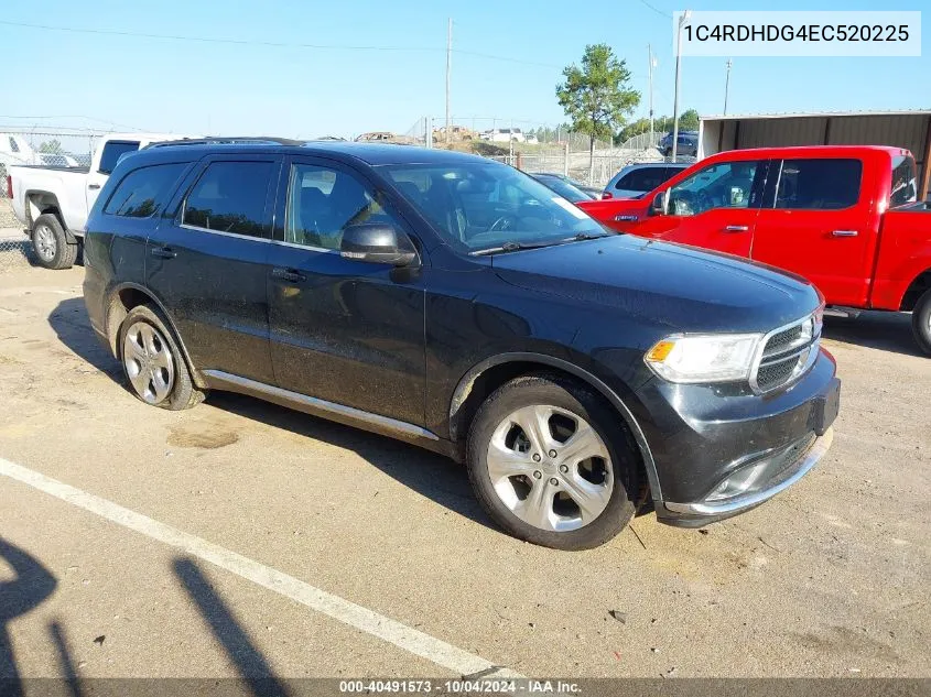 2014 Dodge Durango Limited VIN: 1C4RDHDG4EC520225 Lot: 40491573