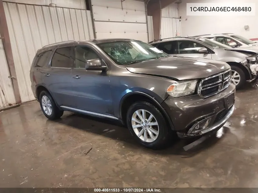 1C4RDJAG6EC468480 2014 Dodge Durango Sxt