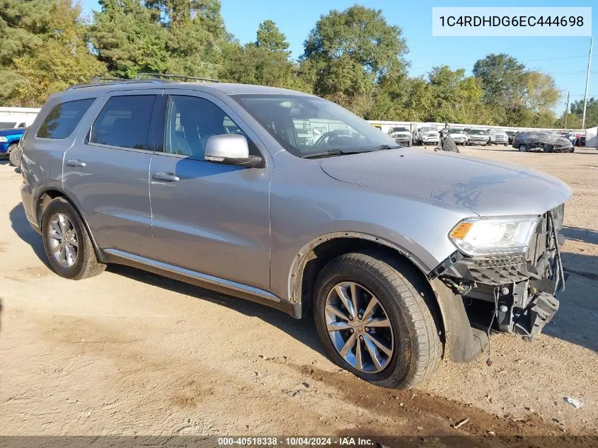 1C4RDHDG6EC444698 2014 Dodge Durango Limited