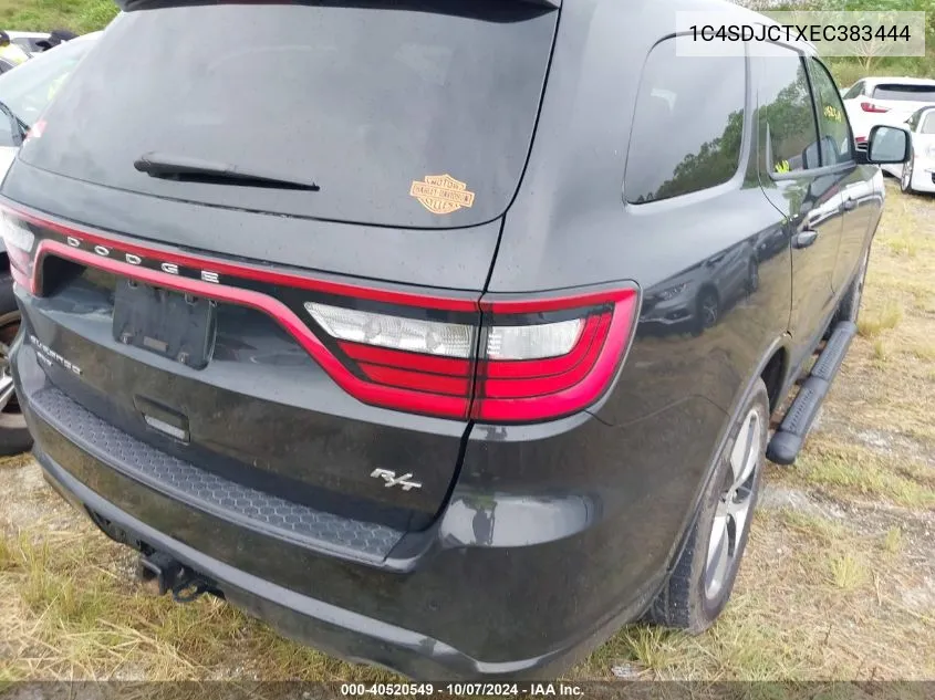 2014 Dodge Durango R/T VIN: 1C4SDJCTXEC383444 Lot: 40520549