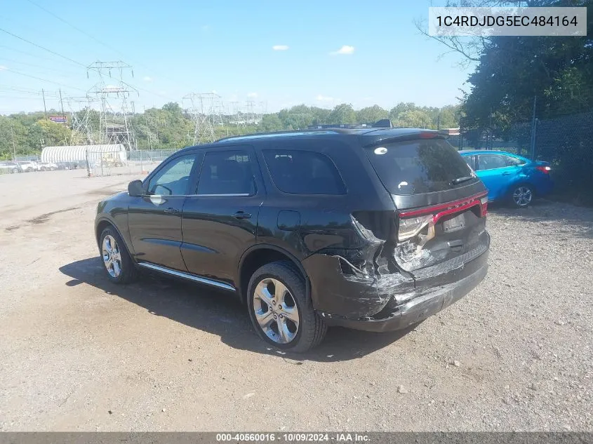 2014 Dodge Durango Limited VIN: 1C4RDJDG5EC484164 Lot: 40560016