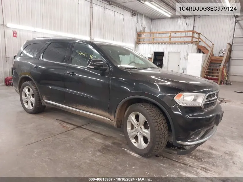 2014 Dodge Durango Limited VIN: 1C4RDJDG3EC979124 Lot: 40615967