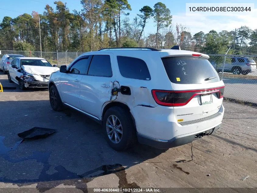 1C4RDHDG8EC300344 2014 Dodge Durango Limited