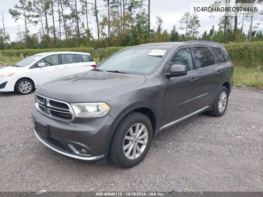 1C4RDHAG8EC974465 2014 Dodge Durango Sxt