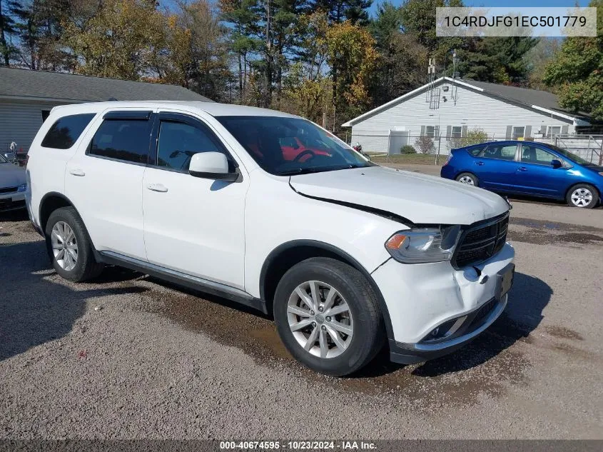 2014 Dodge Durango Special Service VIN: 1C4RDJFG1EC501779 Lot: 40674595