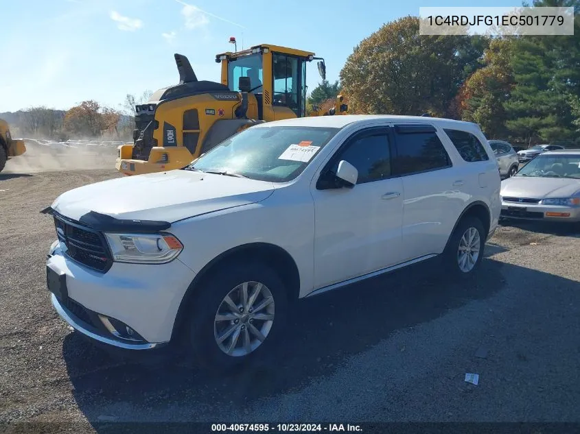 2014 Dodge Durango Special Service VIN: 1C4RDJFG1EC501779 Lot: 40674595