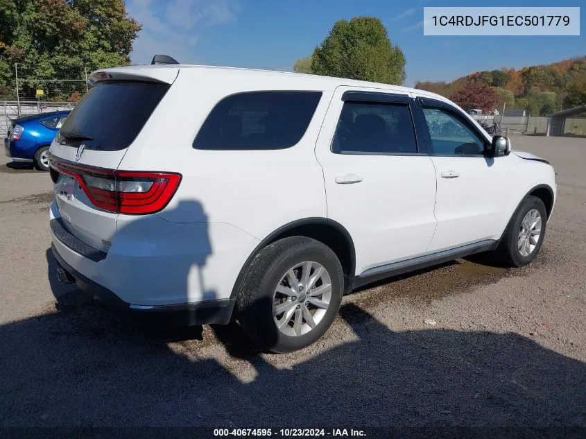 1C4RDJFG1EC501779 2014 Dodge Durango Special Service