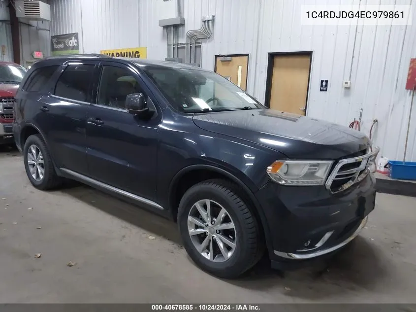 2014 Dodge Durango Limited VIN: 1C4RDJDG4EC979861 Lot: 40678585