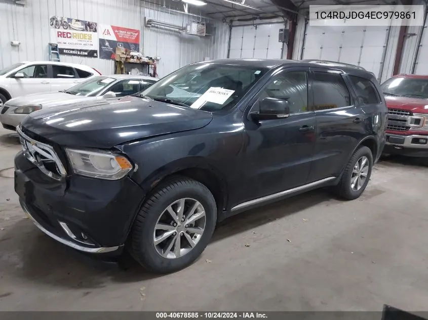 1C4RDJDG4EC979861 2014 Dodge Durango Limited