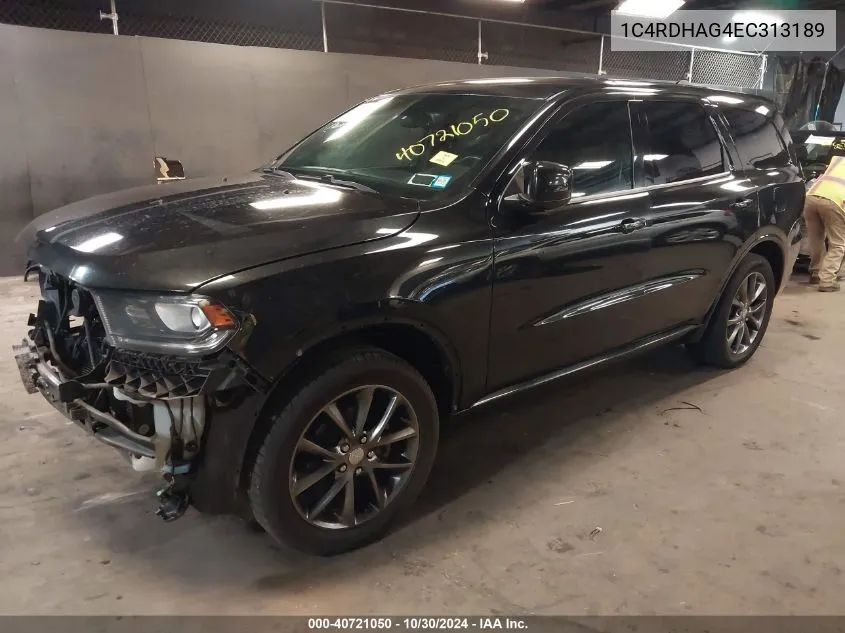 1C4RDHAG4EC313189 2014 Dodge Durango Sxt