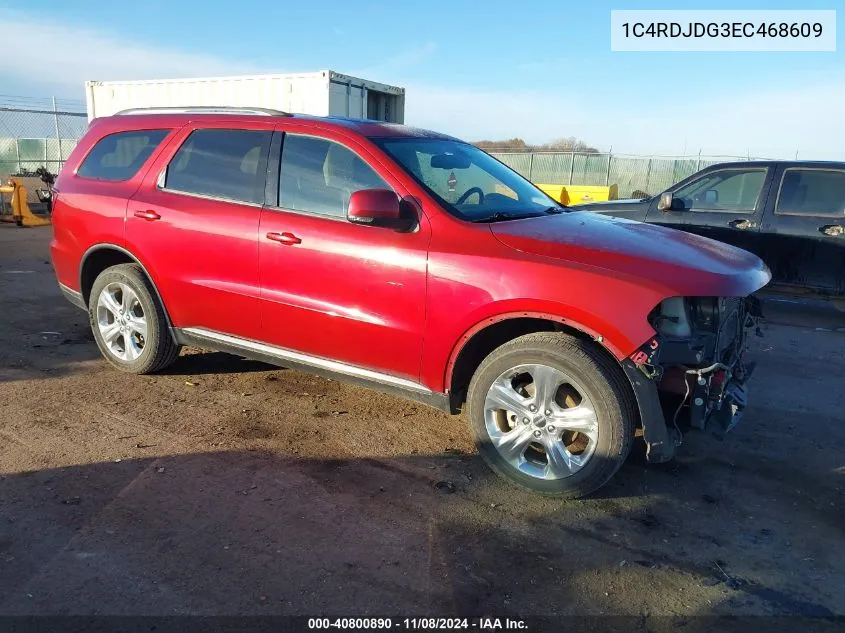 2014 Dodge Durango Limited VIN: 1C4RDJDG3EC468609 Lot: 40800890