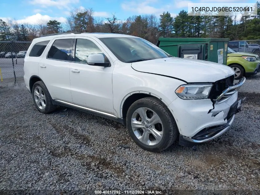 1C4RDJDG0EC520441 2014 Dodge Durango Limited