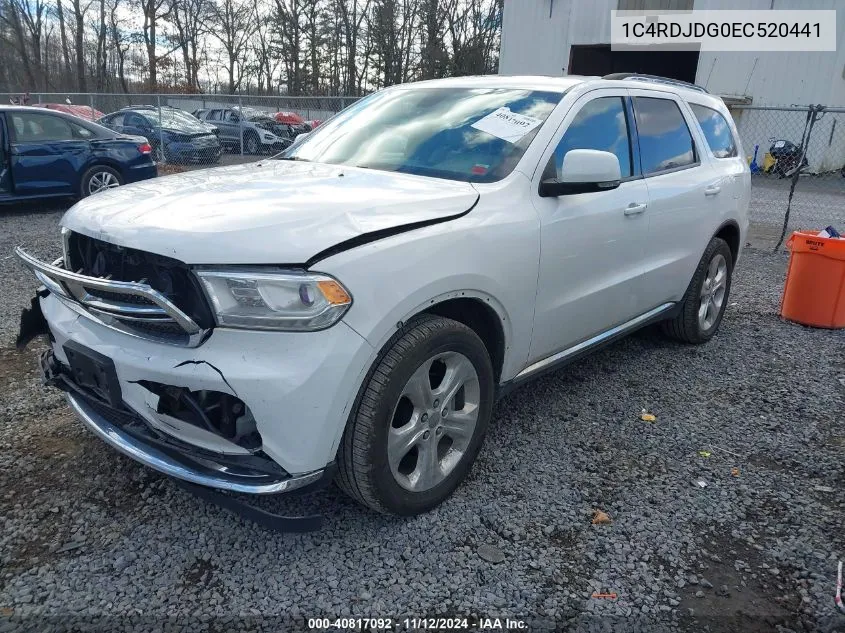 1C4RDJDG0EC520441 2014 Dodge Durango Limited