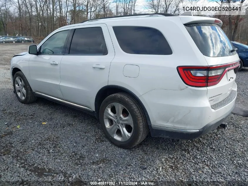 1C4RDJDG0EC520441 2014 Dodge Durango Limited