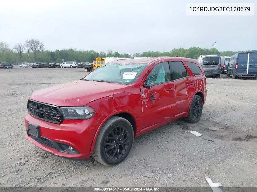 1C4RDJDG3FC120679 2015 Dodge Durango Limited