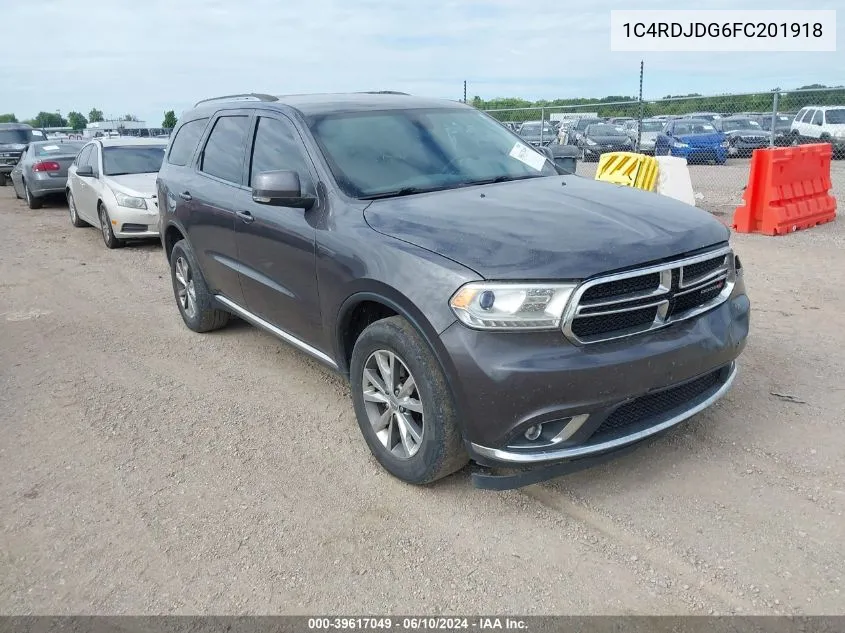 1C4RDJDG6FC201918 2015 Dodge Durango Limited