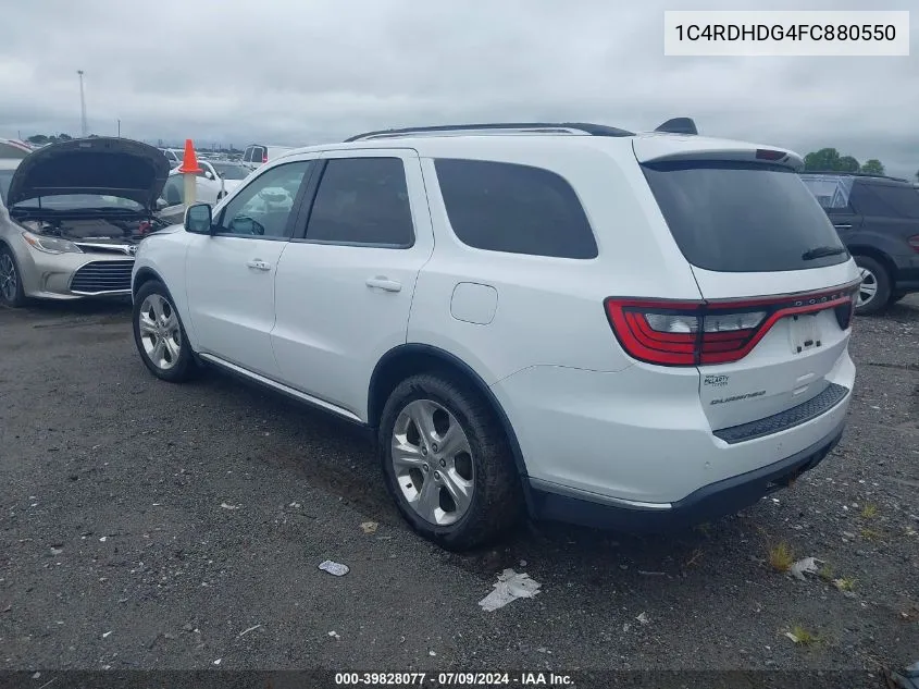 1C4RDHDG4FC880550 2015 Dodge Durango Limited