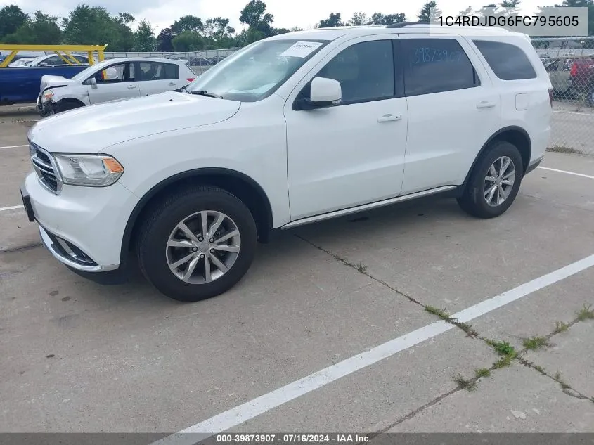 1C4RDJDG6FC795605 2015 Dodge Durango Limited