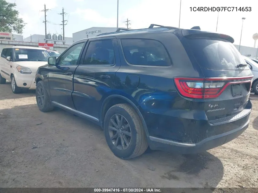 1C4RDHDG7FC714653 2015 Dodge Durango Limited