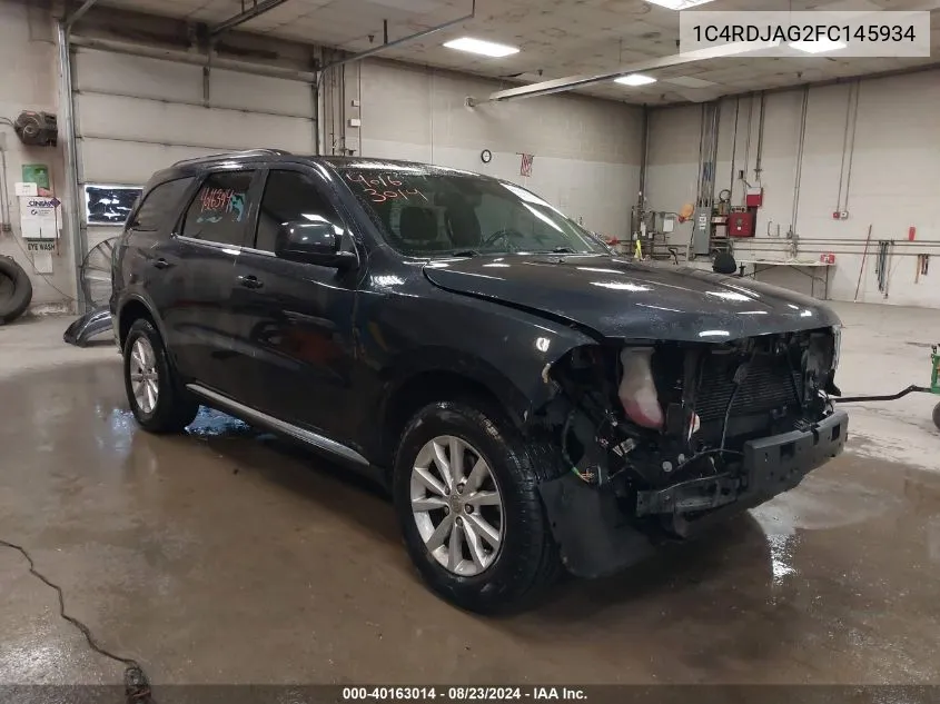 1C4RDJAG2FC145934 2015 Dodge Durango Sxt