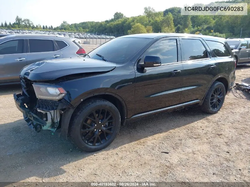 2015 Dodge Durango Limited VIN: 1C4RDJDG0FC690283 Lot: 40193602