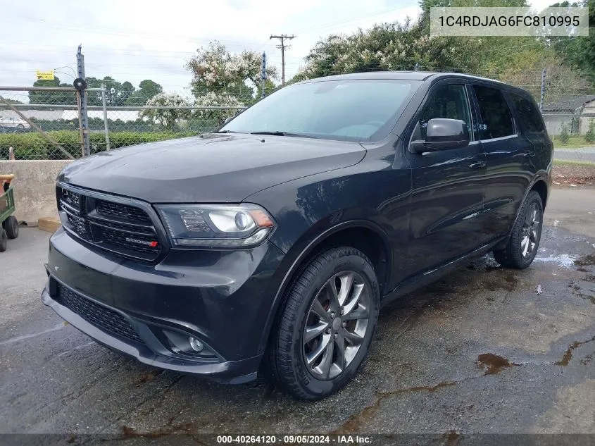 1C4RDJAG6FC810995 2015 Dodge Durango Sxt