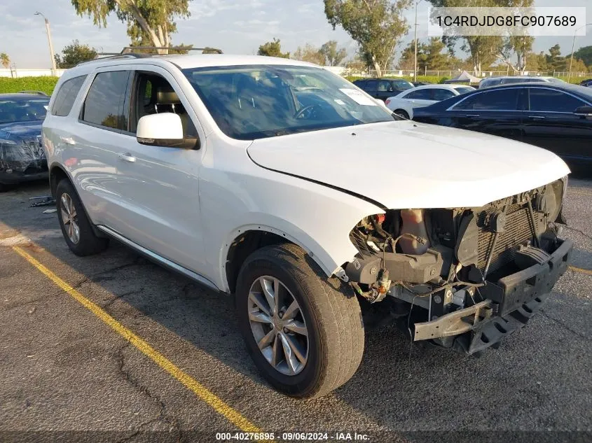 2015 Dodge Durango Limited VIN: 1C4RDJDG8FC907689 Lot: 40276895