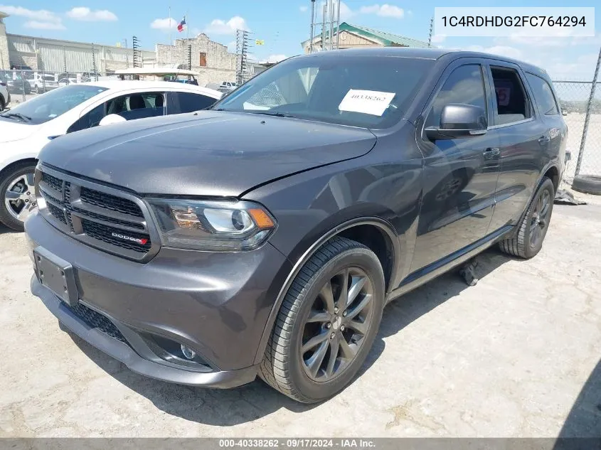 1C4RDHDG2FC764294 2015 Dodge Durango Limited