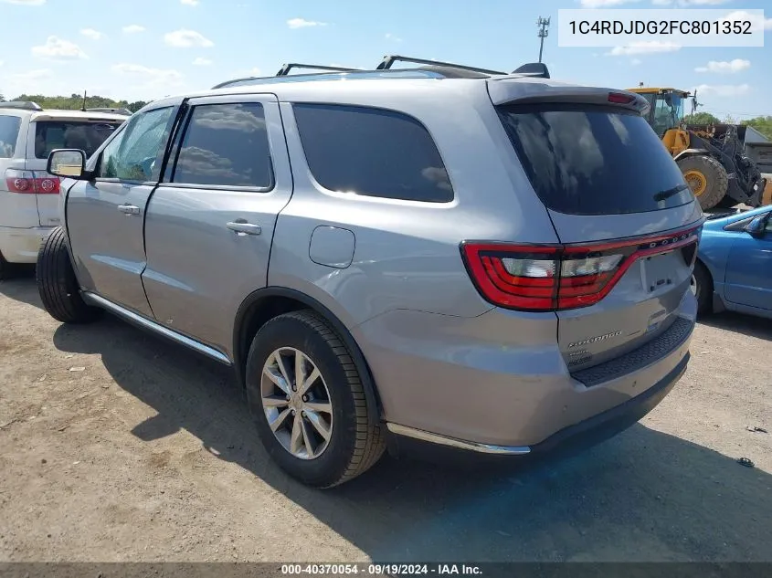 1C4RDJDG2FC801352 2015 Dodge Durango Limited