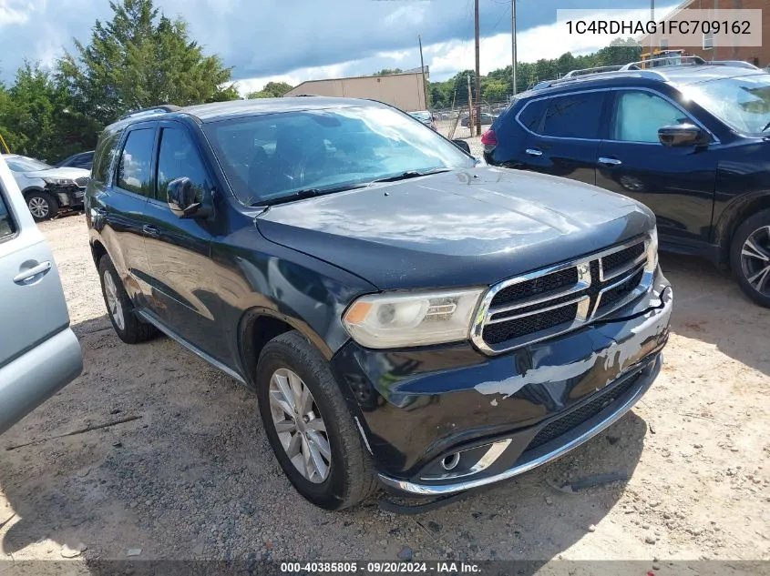 2015 Dodge Durango Sxt VIN: 1C4RDHAG1FC709162 Lot: 40385805