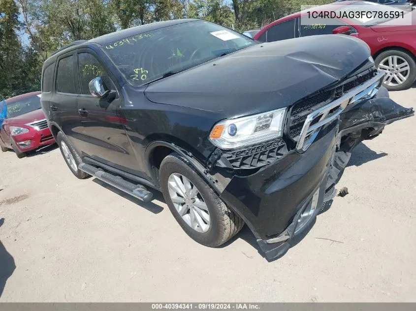 1C4RDJAG3FC786591 2015 Dodge Durango Sxt