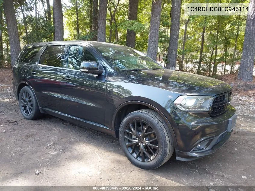 2015 Dodge Durango Limited VIN: 1C4RDHDG8FC946114 Lot: 40398445