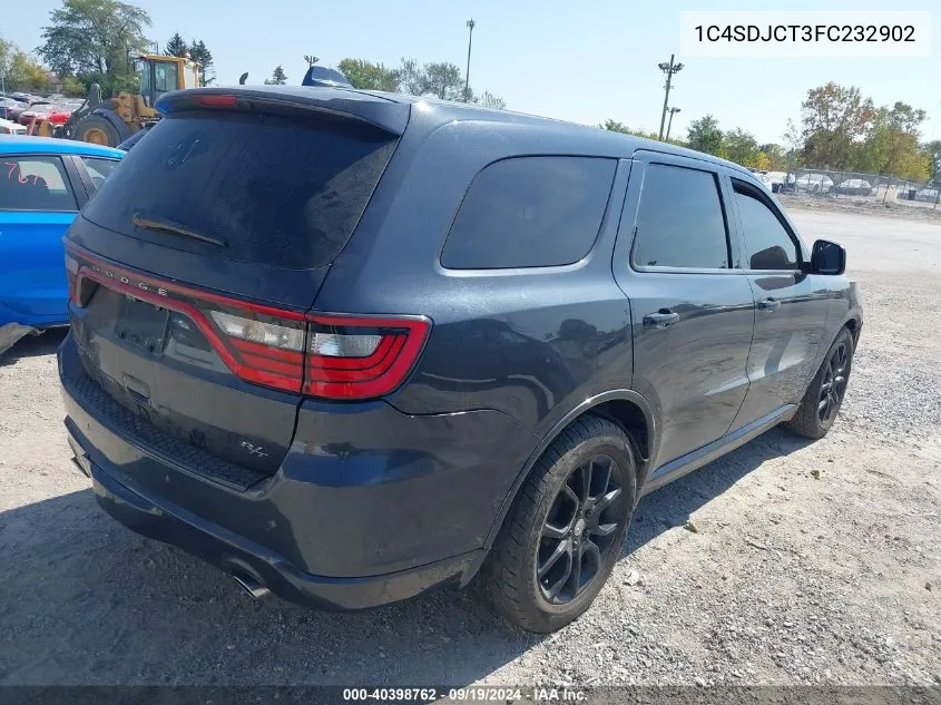 1C4SDJCT3FC232902 2015 Dodge Durango R/T